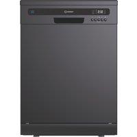 Indesit IN2FE13CNO7BUK Full Size Dishwasher - Black - E Rated, Black