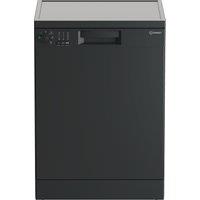 Indesit IN2FE13DT9AUK Full Size Dishwasher - Anthracite - E Rated, Grey