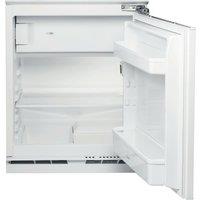 Indesit INBUF011 Integrated Under Counter 82cm High Fridge - Fixed Door Fixing Kit - White - E Rated, White