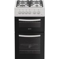 Indesit ITG5GMW 50cm Single Oven Gas Cooker - White - A+ Rated, White