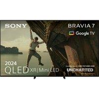 Sony Bravia 7 XR70 75" 4K Ultra HD MiniLED QLED Smart Android Google TV [2024] - K75XR70PU, Black