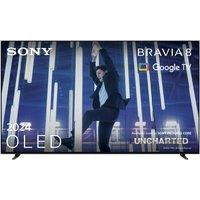 Sony BRAVIA 8 XR80 77" 4K Ultra HD OLED Smart Android TV [2024] - K77XR80PU, Black