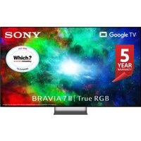 Sony Bravia 7 II 85 4K Ultra HD True RGB Smart Google TV [2026] - K85XR75M2PB, Black