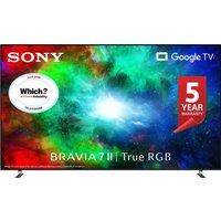 Sony Bravia 7 II 98 4K Ultra HD True RGB Smart Google TV [2026] - K98XR75M2PB, Black