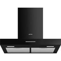 Smeg Universal KBT600BL 60cm Chimney Cooker Hood - Black, Black
