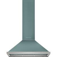 Smeg Portofino KCU94EGM 90cm Chimney Cooker Hood for Ducted/Recirculating Ventilation - Emerald Green, Green