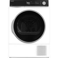 Sharp KD-NHH8S7GW21-EN 8Kg Heat Pump Tumble Dryer - White - A++ Rated, White