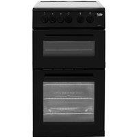 Beko KDC5422AK 50cm Electric Cooker with Ceramic Hob - Black - A Rated, Black