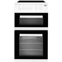 Beko KDC5422AW 50cm Wide Single Oven Electric Cooker with Ceramic Hob - White - A Rated, White