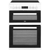 Beko KDC653W 60cm Electric Cooker with Ceramic Hob - White - A/A Rated, White