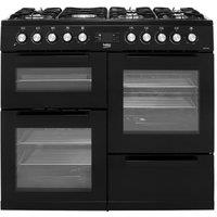 Beko KDVF100K 100cm Dual Fuel Range Cooker - Black - A/A Rated, Black