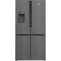 Siemens IQ-700 KF96DPXEA American Fridge Freezer - Black Stainless Steel - E Rated, Black