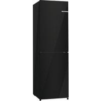 Bosch Series 2 KGN27NBEAG 182cm High 50/50 Frost Free Fridge Freezer - Black - E Rated, Black