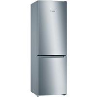 Bosch Series 2 KGN33NLEAG 176cm High 60/40 Frost Free Fridge Freezer - Stainless Steel Effect - E Rated, Stainless Steel