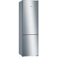 Bosch Series 4 KGN392LEBG 203cm High 70/30 Frost Free Fridge Freezer - Stainless Steel Effect - E Rated, Stainless Steel
