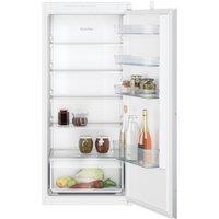 NEFF N30 KI1411SE0 Integrated Upright 122cm High Fridge - Sliding Door Fixing Kit - White - E Rated, White