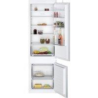 NEFF N30 KI5871SE0G Wifi Connected 177cm 70/30 Integrated Fridge Freezer with Sliding Door Hinge - White - E Rated, White