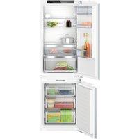 NEFF N70 KI7863DD0G 177cm High 60/40 Integrated Fridge Freezer with Fixed Door Fixing Kit - White - D Rated, White