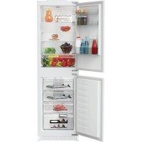 Indesit KINH 1261 B4UK 178cm High 50/50 Integrated Frost Free Fridge Freezer with Sliding Door Fixing Kit - White - E Rated, White