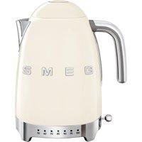Smeg 50's Retro KLF04CRUK Kettle with Temperature Selector - Cream, Cream