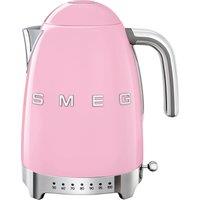 Smeg 50's Retro KLF04PKUK Kettle with Temperature Selector - Pink, Pink