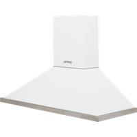 Smeg Portofino KPF12WH Chimney Cooker Hood - White, White