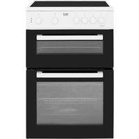 Beko KTC611W 60cm Electric Cooker with Ceramic Hob - White - A Rated, White