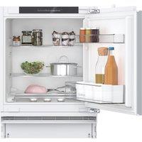 Bosch Series 4 KUR21VFE0G Integrated Under Counter 82cm High Fridge - Fixed Door Fixing Kit - White - E Rated, White