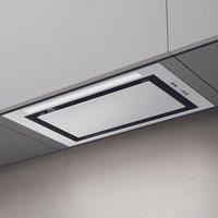 Elica LANE60WHA52 51 cm Canopy Cooker Hood - White - For Ducted/Recirculating Ventilation, White