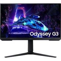 Samsung Odyssey G30D 24" Full HD 180Hz Gaming Monitor - Black, Black