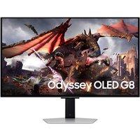 Samsung Odyssey OLED G80SD 32" 4K Ultra HD 240Hz OLED Monitor with FreeSync Premium Pro - Silver, Silver