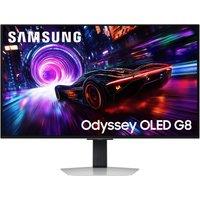 Samsung Odyssey OLED G81SF 32" 4K Ultra HD 240Hz OLED Gaming Monitor with FreeSync Premium Pro - Silver, Silver