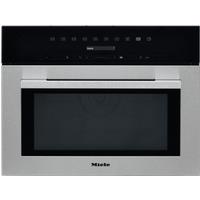 Miele M7140TC 46 Litre 45cm High, Built In Standard Microwave Oven - Clean Steel, Stainless Steel