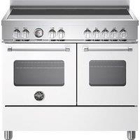 Bertazzoni Master Series MAS105I2EBIC2 100cm wide Electric Range Cooker with Induction Hob - Matte White - A Rated, White