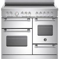Bertazzoni Master Series MAS105I3EXC2 100cm wide Electric Range Cooker with Induction Hob - Stainless Steel - A Rated, Stainless Steel