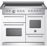 Bertazzoni Master Series MAS115I3EBIC2 110cm wide Electric Range Cooker with Induction Hob - Matte White - A Rated, White