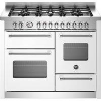 Bertazzoni Master Series productcode 110cm Dual Fuel Range Cooker - Bianco - A/A Rated, White