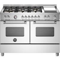 Bertazzoni Master Deluxe Series MAS125I2ENET Electric Range Cooker with Induction Hob - Matte Black - A/A Rated, Black