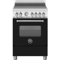 Bertazzoni Master Series MAS64I1ENEC 60cm Electric Cooker with Induction Hob - Matte Black - A Rated, Black