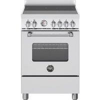 Bertazzoni Master Series MAS64I1EXC2 60cm Wide Single Oven Electric Cooker with Induction Hob - Stainless Steel - A Rated, Stainless Steel