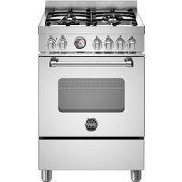 Bertazzoni Master Series MAS64L1EXC 60cm Dual Fuel Cooker - Stainless Steel - A Rated, Stainless Steel