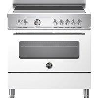 Bertazzoni Master Series MAS95I1EBIC2 90cm wide Electric Range Cooker with Induction Hob - Matte White - A Rated, White