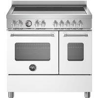 Bertazzoni Master Series MAS95I2EBIC 90cm Electric Range Cooker with Induction Hob - Bianco - A Rated, White