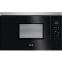 AEG MBB1756DEM 37cm High, Built In Small Microwave With Grill - Black, Black