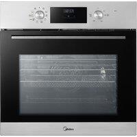 Midea Xpress Fry MBO65M90D2-SS Built In Electric Single Oven - Stainless Steel - A+ Rated, Stainless Steel