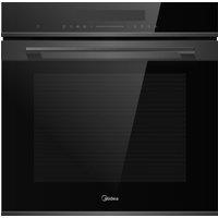 Midea MBO7NP30T0-BS Built In Electric Single Oven with Pyrolytic Cleaning - Black - A Rated, Black