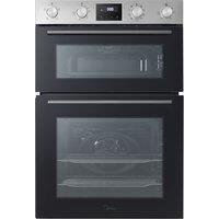 Midea MBOD70M30D0-SS Built In Electric Double Oven - Stainless Steel - A Rated, Stainless Steel