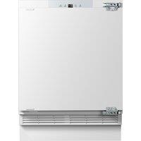 Fridgemaster MBUZ6097E Integrated Under Counter Freezer with Fixed Door Fixing Kit - E Rated, White