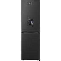 Fridgemaster MC55251DEB 182cm High 60/40 No Frost Fridge Freezer - Black - E Rated, Black