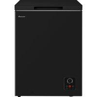 Fridgemaster MCF100EB Chest Freezer - Black - E Rated, Black